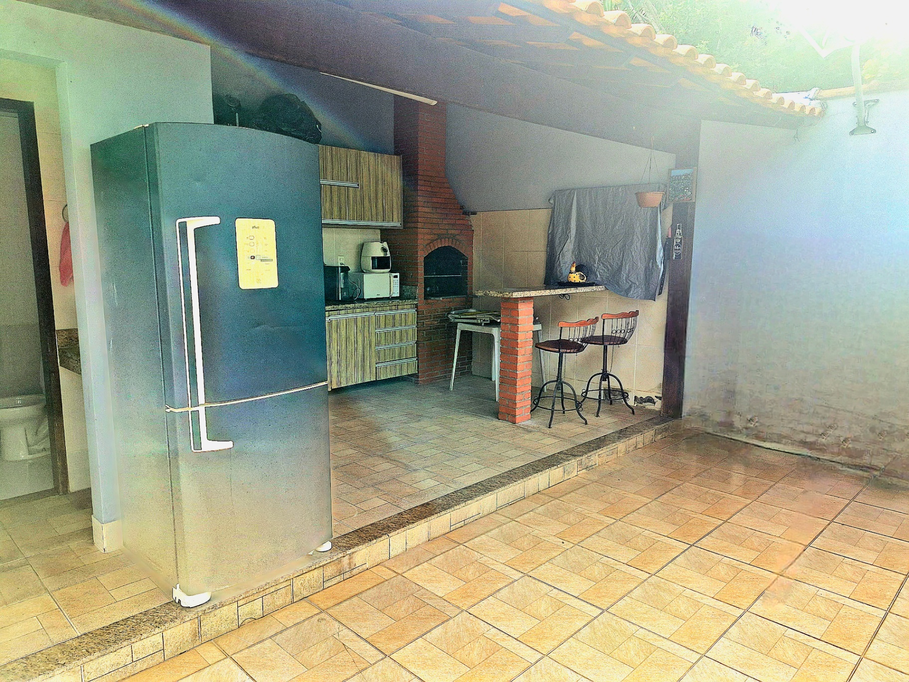 Cozinha gourmet com churrasqueira